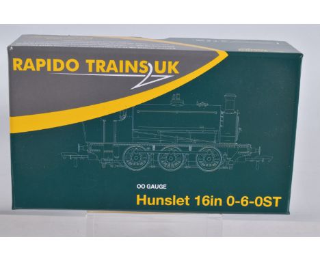 A BOXED OO GAUGE RAPIDO TRAINS UK LOCOMOTIVE Hunslet 16   0-3-0ST no.3783 'Holly Bank no. 3' in NCB Staffordshire Area Lined 