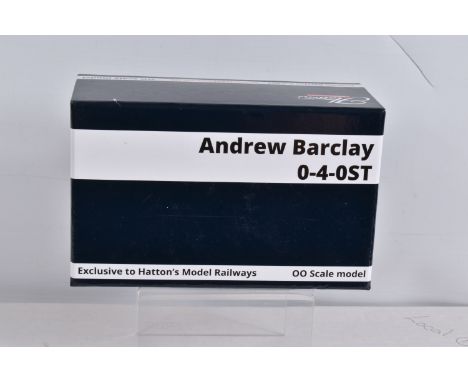 A BOXED OO GAUGE HATTONS ORIGINALS MODEL RAILWAY LOCOMOTIVE, Andrew Barclay 0-4-0ST 14   2134 No. 3 in Fina Lined Blue Livery