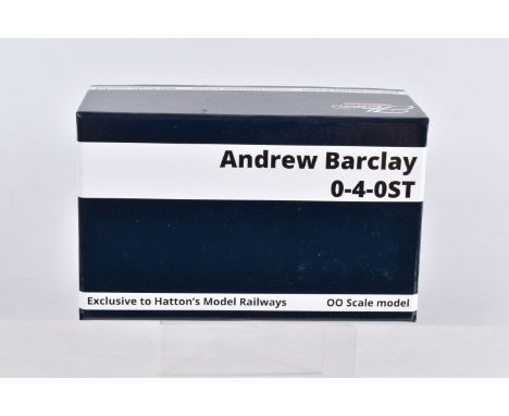A BOXED OO GAUGE HATTONS ORIGINALS MODEL RAILWAY LOCOMOTIVE, Andrew Barclay  0-4-0ST 16   2244 'No. 10' in NCB Lined Black, m