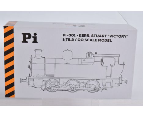 A BOXED OO GAUGE PLANET INDUSTRIALS, KERR, STUART 'VICTORY' 0-6-0T Locomotive in Lined Grey, IW&amp;D 12, model no. PI-001-B,