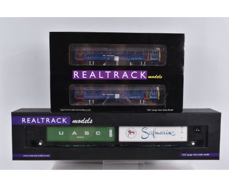 TWO BOXED OO GAUGE REALTRACK MODEL RAILWAY LOCOMOTIVE, to include a Class 143 Two Car 'Pacer' DMU, no.s 55659 and 5584, model