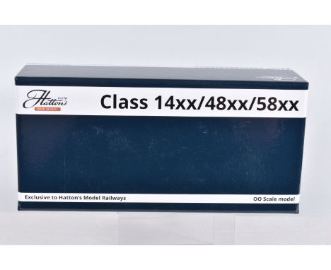 A BOXED OO GAUGE DJ MODELS MODEL RAILWAY LOCOMOTIVE, Class 58xx 0-4-2T, no. 5801 in BR Unlined Green with G W R Lettering - L