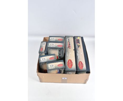 SEVEN BOXED DIECAST CORGI VINTAGE GLORY OF STEAM MODELS, model numbers include 80110, 80305, 80202, 80205, 80005, 80008, 8010