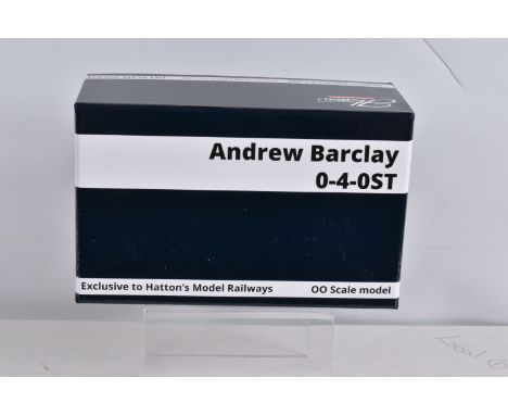 A BOXED OO GAUGE HATTONS ORIGINALS MODEL RAILWAY LOCOMOTIVE, Andrew Barclay 0-4-0ST 14   2069 'Little Barford' in Acton Lane 