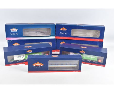 A COLLECTION OF BOXED OO GAUGE BACHMANN BRANCHLINE MODEL RAILWAY ROLLING STOCK, to include a Mk1 TSO Tourist Second Open, no.
