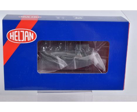 A BOXED OO GAUGE HELJAN MODEL RAILWAY LOCOMOTIVE, Class 1366, running no. 1369 in GWR Green Livery - as preserved, model no. 