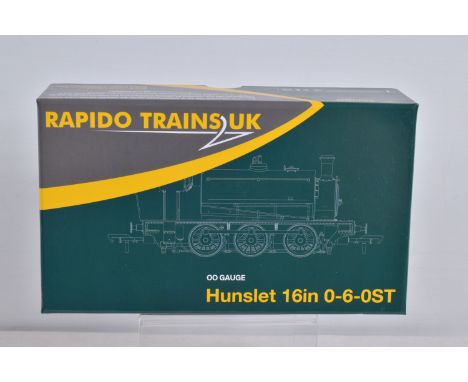 A BOXED OO GAUGE RAPIDO TRAINS UK LOCOMOTIVE Hunslet 16   0-6-0ST 'Beatrice' South Yorkshire Area NCB Lined Red, model no. 90