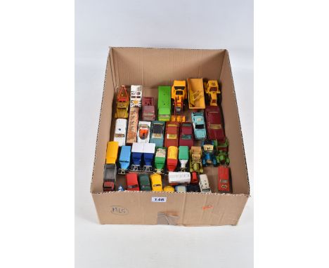 A QUANTITY OF UNBOXED AND ASSORTED PLAYWORN DIECAST VEHICLES, to include Lone Star Roadmasters Rambler Ambulance, No.1478, in