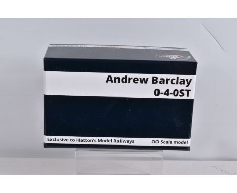 A BOXED OO GAUGE HATTONS ORIGINALS MODEL RAILWAY LOCOMOTIVE, Andrew Barclay 0-4-0ST 14   2134 'WTT' in Lined Green Livery, mo