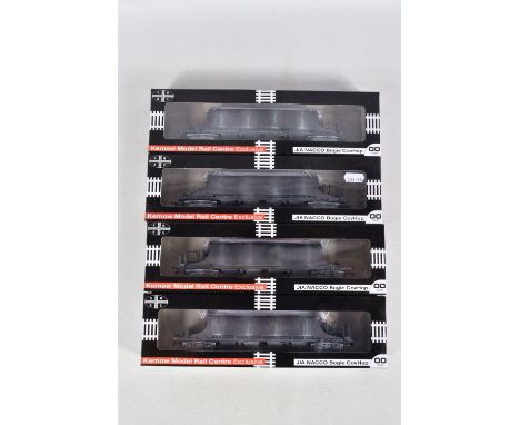 FOUR BOXED OO GAUGE DAPOL JIA NACCO KERNOW MODEL RAILWAY CENTRE EXCLUSIVE WAGONS, to include a 'Clay Tiger' China Clay Hopper