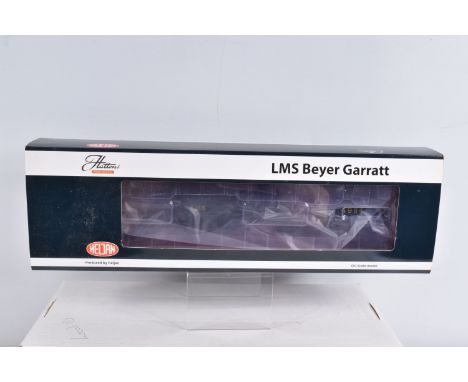 A BOXED OO GAUGE HELJAN HATTONS MODEL RAILWAY LOCOMOTIVE Beyer Garratt 2-6-0-6-2, no. 4984 in LMS Black with Original Coal Bu