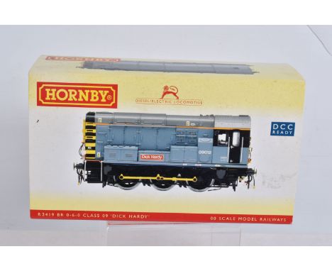A BOXED OO GAUGE HORNBY MODEL RAILWAY DIESEL ELECTRIC SHUNTER LOCOMOTIVE, Civil Engineers 0-6-0, Class 09, no. 09012 'Dick Ha