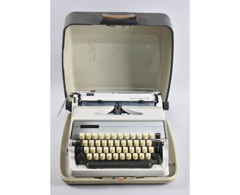 A Vintage Adler Portable Manual Typewriter 