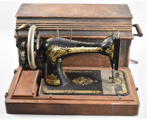 A Vintage Manual Singer Sewing Machine 