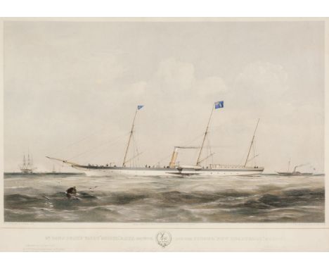 * Dutton (Thomas Goldsworth). Mr Hans Busk's Yacht 'Meriel', R. H. Y. S. 210 Tons, and her tender 'New Quarterly', 150 Tons, 