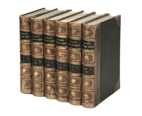 Morris (F.O.) A History of British Birds, 6 volumes, 2nd edition, 1870, 365 hand-coloured plates (complete), occasional light