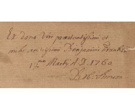 Halley (Edmond, editor). Menelai Sphaericorum libri III. Quos olim, collatis MSS. Hebraeis &amp; Arabicis, typis exprimendos 