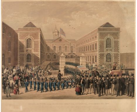 * Picken (Thomas). Recollections of the Blue-Coat Hospital, Liverpool, St. George's Day, 1843, Henry Lacey, Liverpool, April 