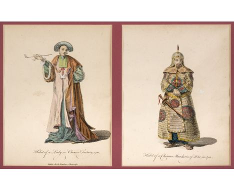 China. [Twelve plates from A Collection of the Dresses of Different Nations, Antient and Modern, London: Thomas Jefferys, 175