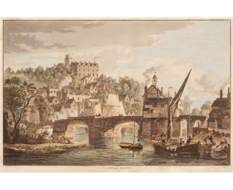 * Sandby (Paul). Bridge-North S. W., 1774, aquatint after Rev. Dr. Luttrell Wynne with contemporary hand colouring, some stai