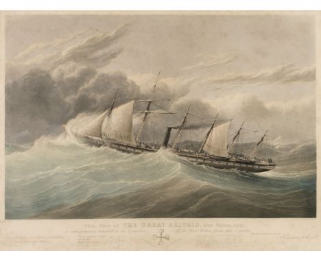 * Papprill (Henry A.). This View of The Great Britain Iron Steam Ship is with permission dedicated to the Proprietors of the 