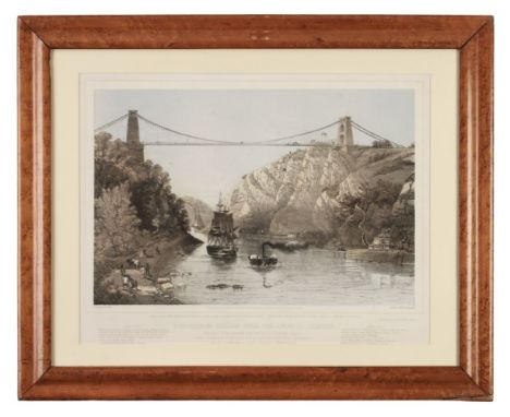 * Bristol. Fagan (J. lithographer), Suspension Bridge over the Avon at Clifton. Published by the Authority of the Directors o