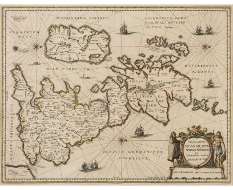 * British Isles. Jansson (Jan &amp; Ortelius Abraham), Insularum Britannicarum Acurata Delineatio ex Geographicis Conatibus A