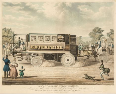 * Hunt (Charles). The "Enterprise" Steam Omnibus, Built by Mr Walter Hancock, of Stratford, for the London and Paddington Ste