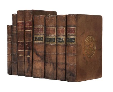 Milton (John). Paradise Lost. A Poem in Twelve Books, 2 volumes, 6th edition ('with Notes of Various Authors, by Thomas Newto