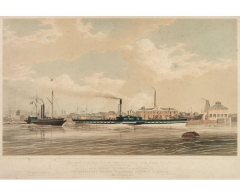 * Thomas (Robert Kent). This print of The "Meteor" and "Prince of Wales" Iron Steam Vessels (built by Messrs. Miller, Ravenhi