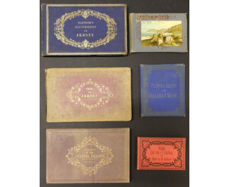 Channel Islands - Viewbooks. Four viewbooks of the Channel Islands, circa 1850s-60s, comprising: 1. Harwood's Illustrations o