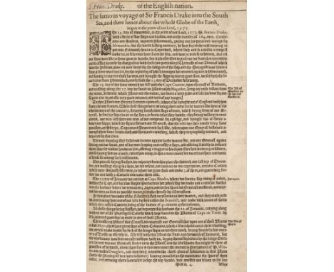 [Hakluyt, Richard]. [The Principall Navigations, Voiages and Discoveries of the English Nation, made by Sea or over Land, to 