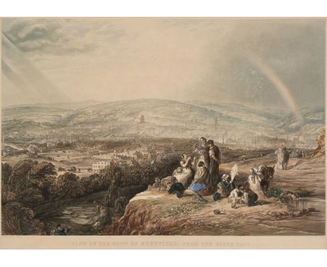 * Sheffield. Harris (John), View of the Town of Sheffield from the South East, Marples &amp; Hibbert, Sheffield, April 1st 18