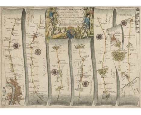 Ogilby (John). The Road from London to Aberistwith on the Sea Coast com. Cardigan Wherein are Included the Roads to Oxford an