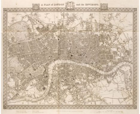 Lewis (Samuel). A Topographical Dictionary of England ..., Atlas volume only, London: S.Lewis and Co., 1831, folding engraved