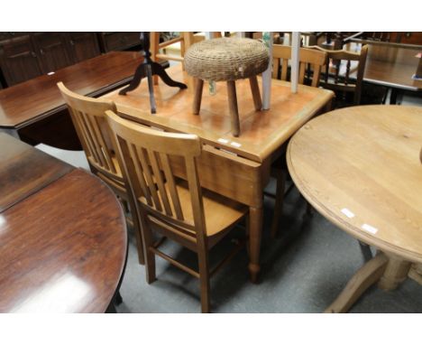 Tile topped dining table and chairs