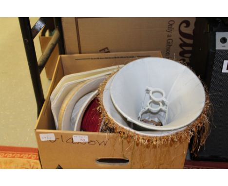 Box of lamp shades