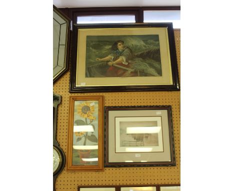 Victorian Lithograph and two other pictures