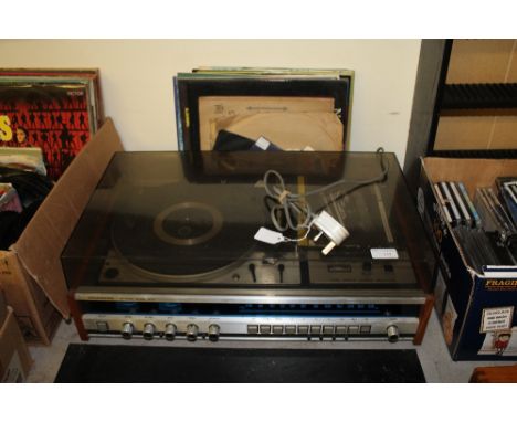 Tandberg record player and LP's