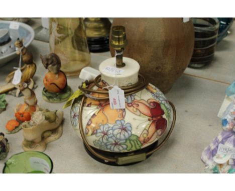 Moorcroft lamp