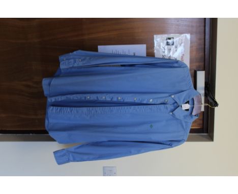 Christian Dior blue dress shirt 