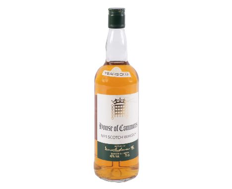1 bottle of House of Commons 12 year old scotch whisky, 40% Vol, 75cl.

