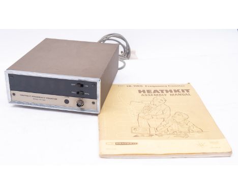 A Heathkit Frequency Counter Model IB-1100, together with Assembly Kit Manual , circa 1972.








 
