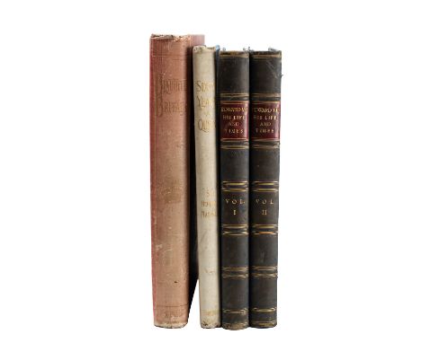 MONARCHY. HOLMES, Richard (ed). Edward VII His Life and Times, vols 1 and 2, Amagamated Press 1910 & 1911, rubbed navy half c