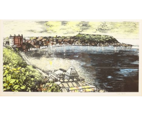 Peter Maslin (British Contemporary): The Spa and South Bay Scarborough, limited edition coloured lithograph signed and number