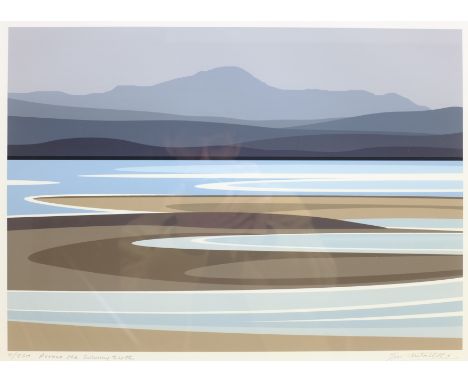 Ian Mitchell (British Contemporary): 'Across the Solway Firth', limited edition digital lithograph signed, titled and numbere