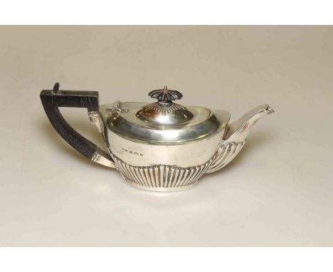 Small silver teapot