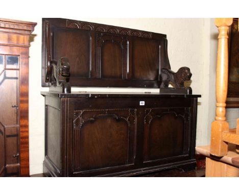 Oak monks bench