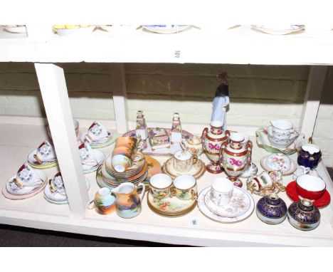 Collection of Noritake china, part tea service, Nao figure, etc