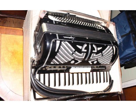 Soprani piano accordion (cased)